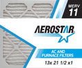 Aerostar 13x21 1/2x1 MERV 11, Pleated Air Filter, 13 x 21 1/2 x 1, Box of 6, Made in the USA
