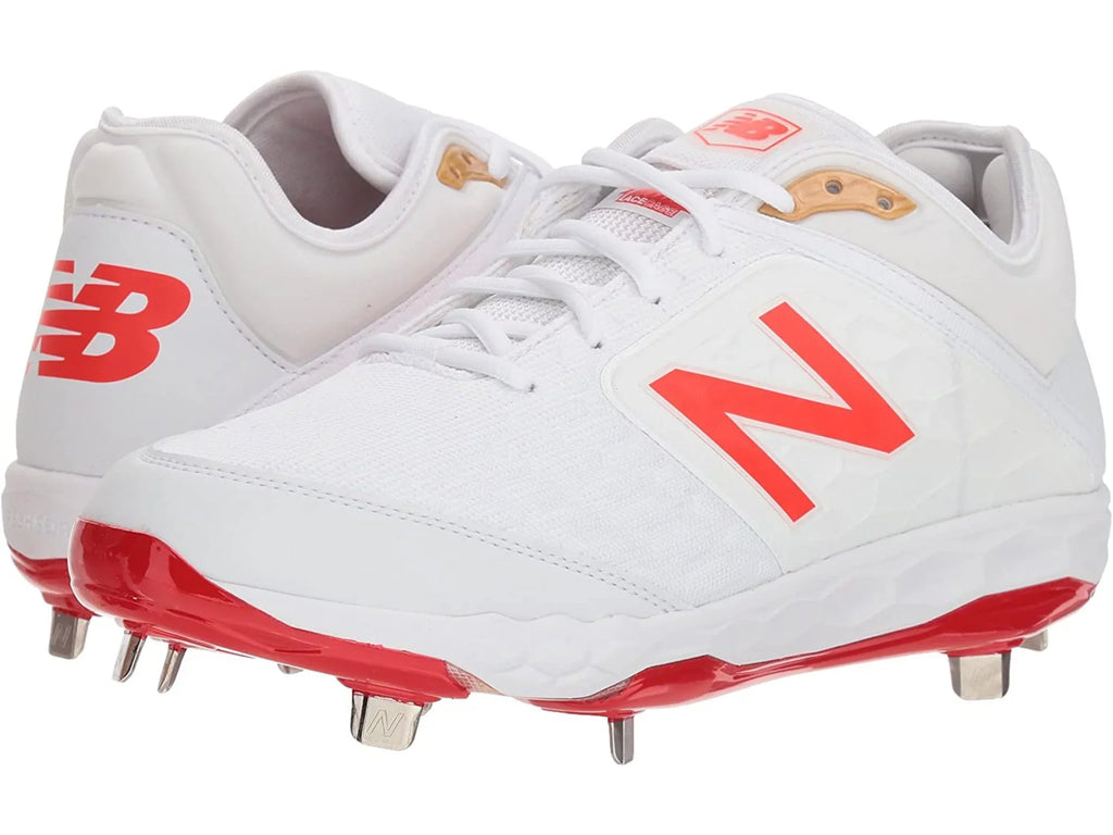 New Balance Mens Fresh Foam Mid-cut 3000v4 Fabric Low Top Lace, White, Size 5.0