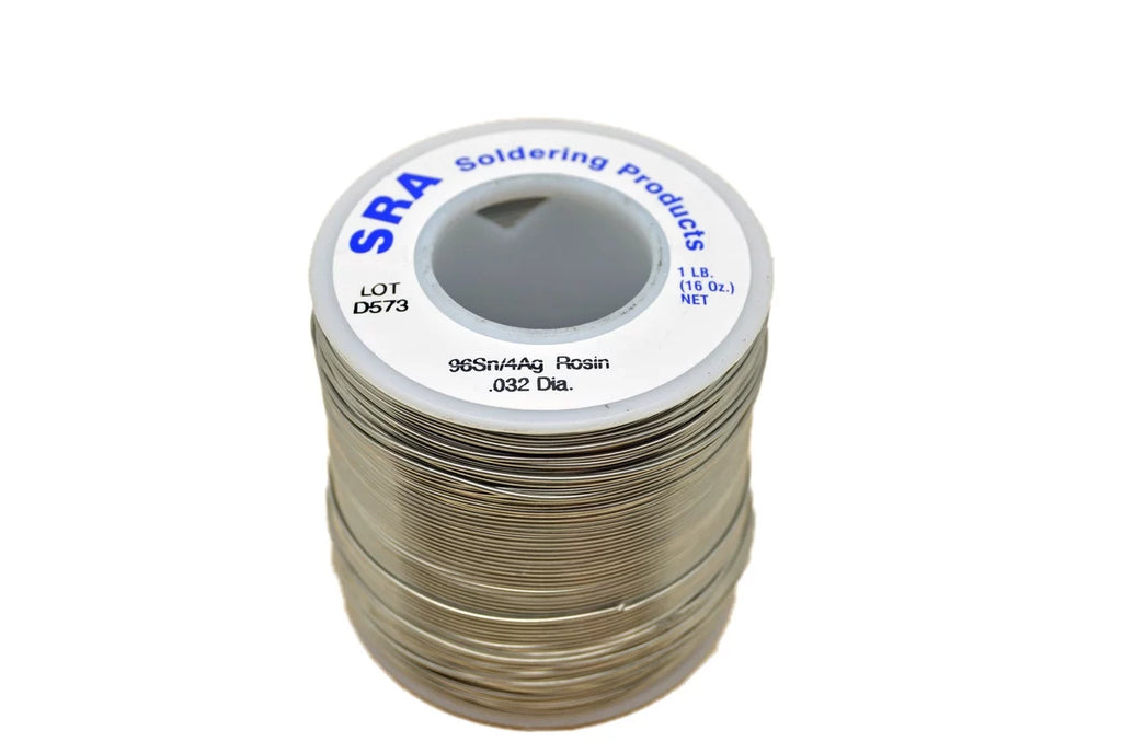 Lead Free Rosin Flux Core Silver Solder, 96/4 .031-Inch, 1-Pound Spool