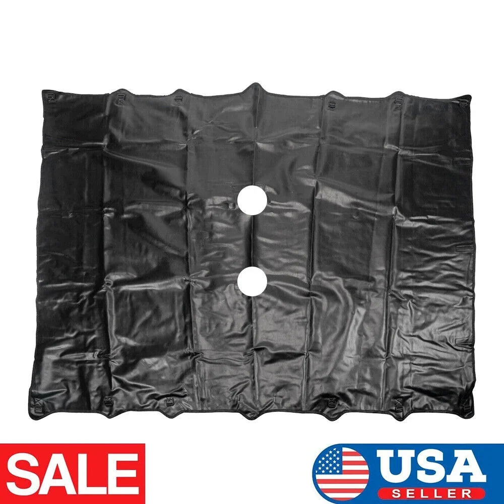 JLLOM Durable Leather Top Sunshade Protection for Jeep Wrangler JK JKU 07-18 - Effortless Installation, Superior Sun Protection