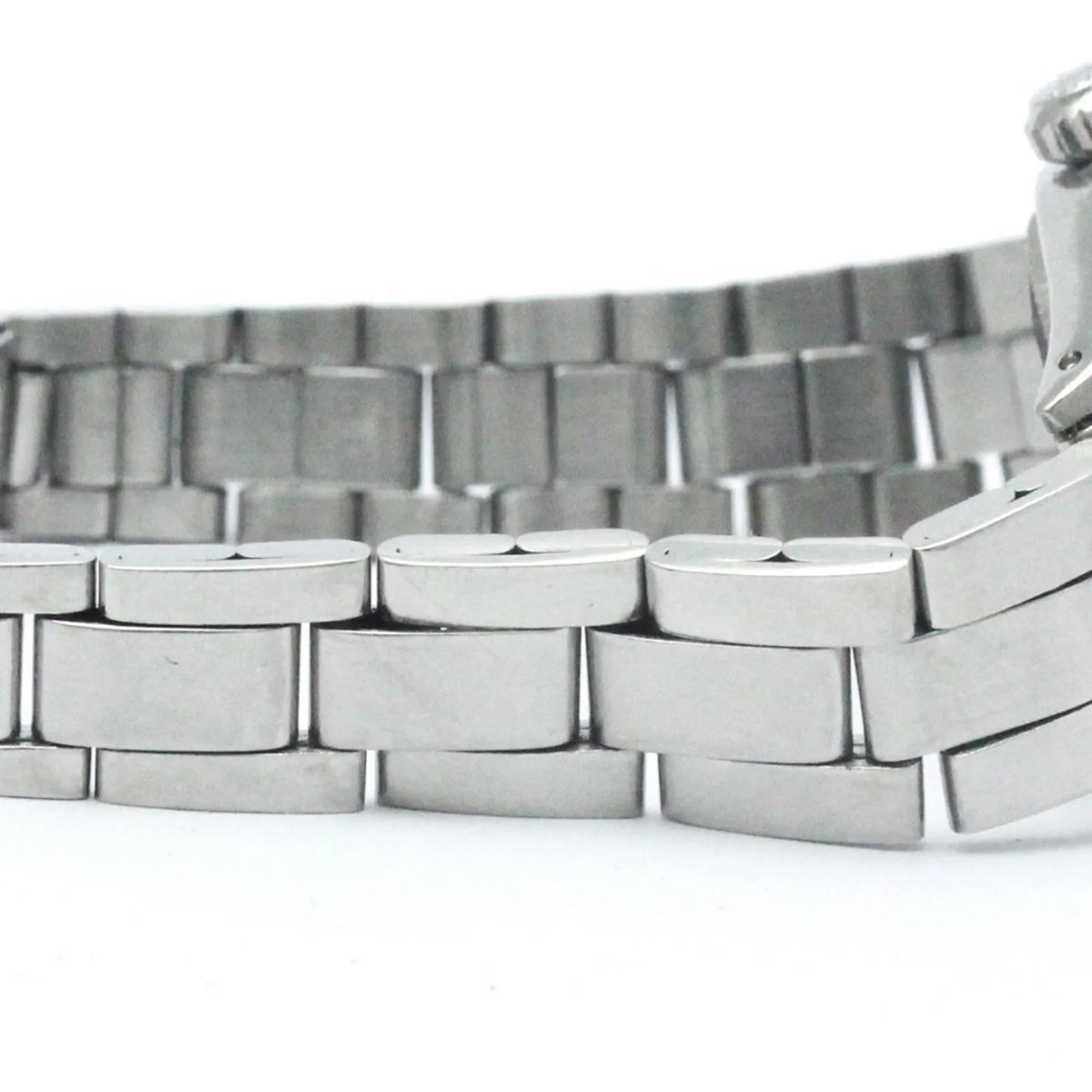 Pre-Owned Vintage ROLEX Oyster Perpetual 6719 White Gold Steel Ladies Watch BF565449 (Fair)