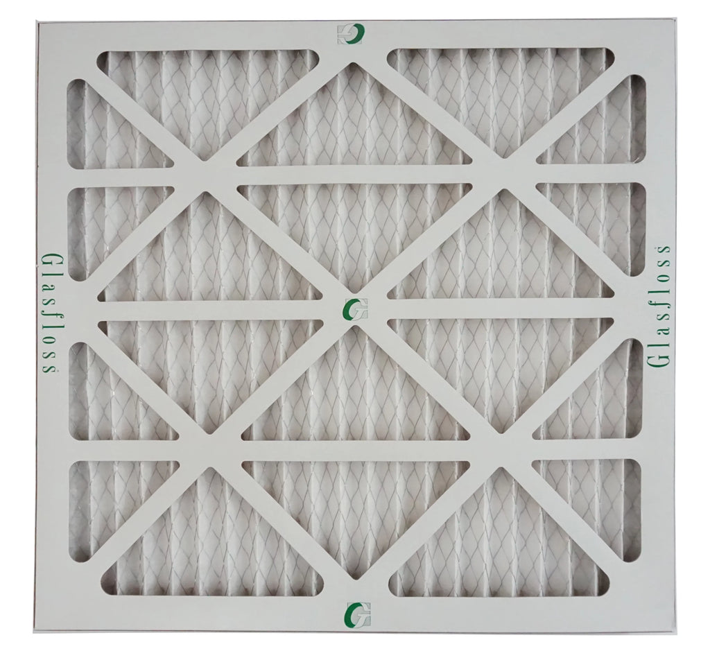 Glasfloss Air Filter 18x20x2 - 2" MERV 10 - (Pack of 12) - Pleated AC or HVAC Air Filter - Furnace Air Filter - Home or Office - Made In The USA.
