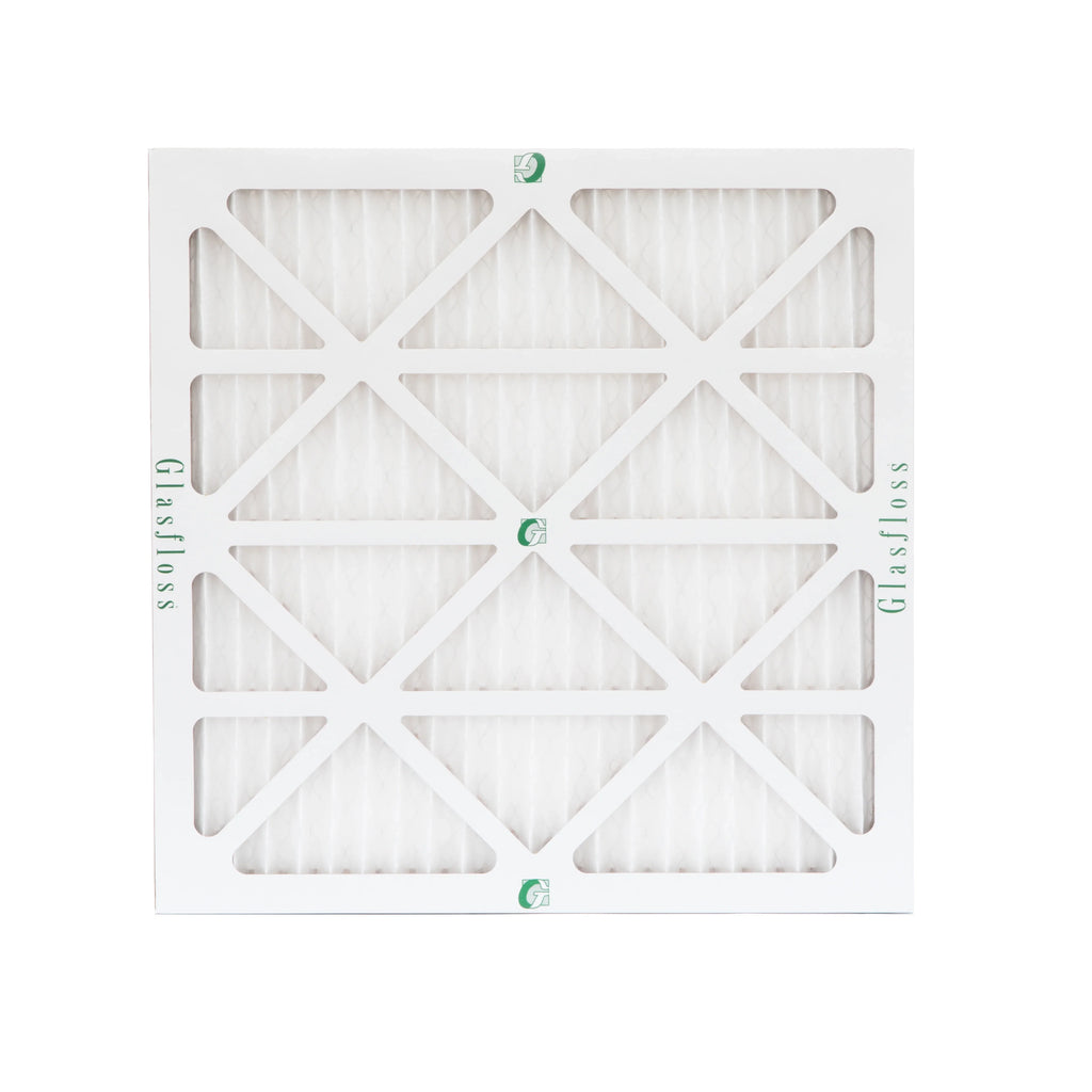 12 Pack of 12x12x1 MERV 13 Pleated Air Filters by Glasfloss. Actual Size: 11-1/2 x 11-1/2 x 7/8