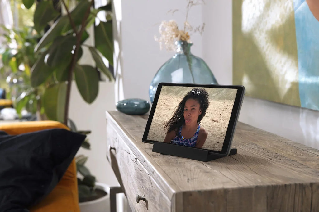 Lenovo Smart Tab M8 8" Tablet with Google Assistant, 32GB Storage, 2GB Memory, 2GHz Quad-Core Processor, Android 9 Pie, HD Display
