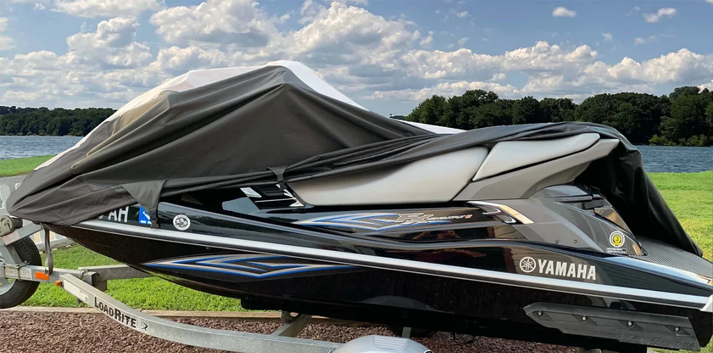 SUPER HEAVY-DUTY PWC 600D JET SKI Cover Compatible for Sea Doo Sea-Doo Bombardier GTX 4-Tec 2002-2006