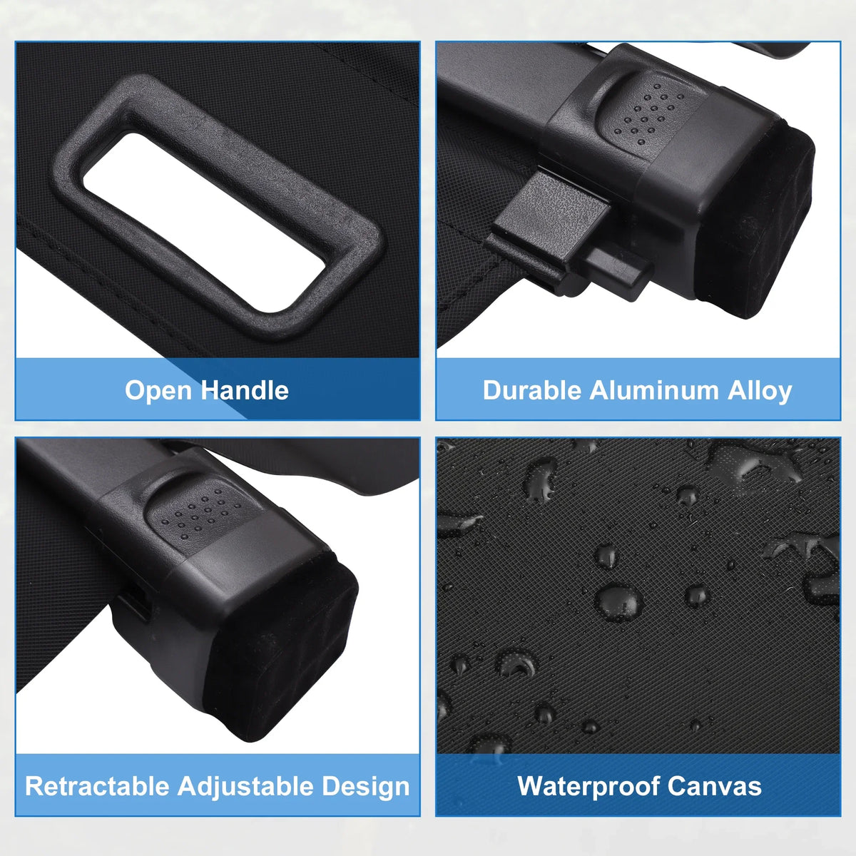 Unique Bargains Retractable Cargo Cover for Subaru Forester 2019-2023 Waterproof Non Slip SUV Rear Trunk Shielding Shade