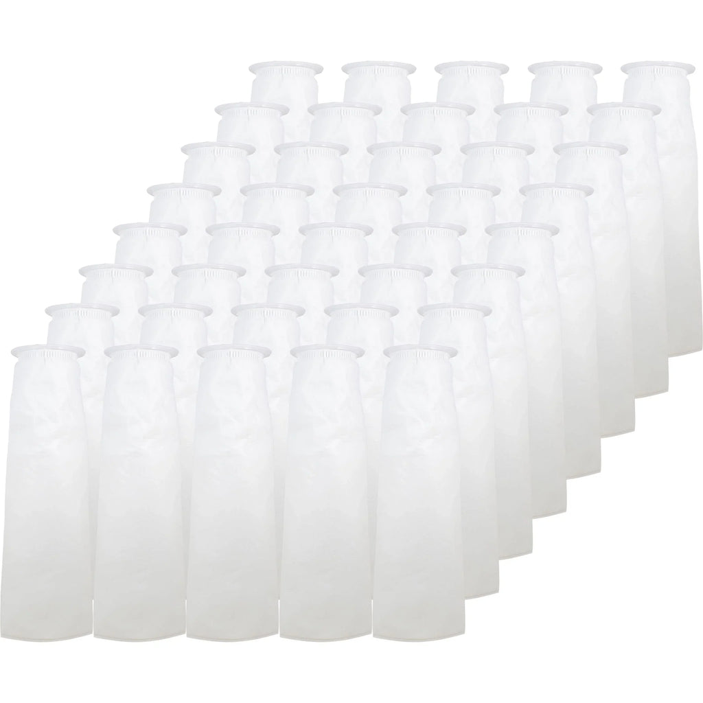 SpiroPure SP-BE-4-200 200 Micron #4 (20") Polyester Felt Liquid Bag Filter (Case of 40)