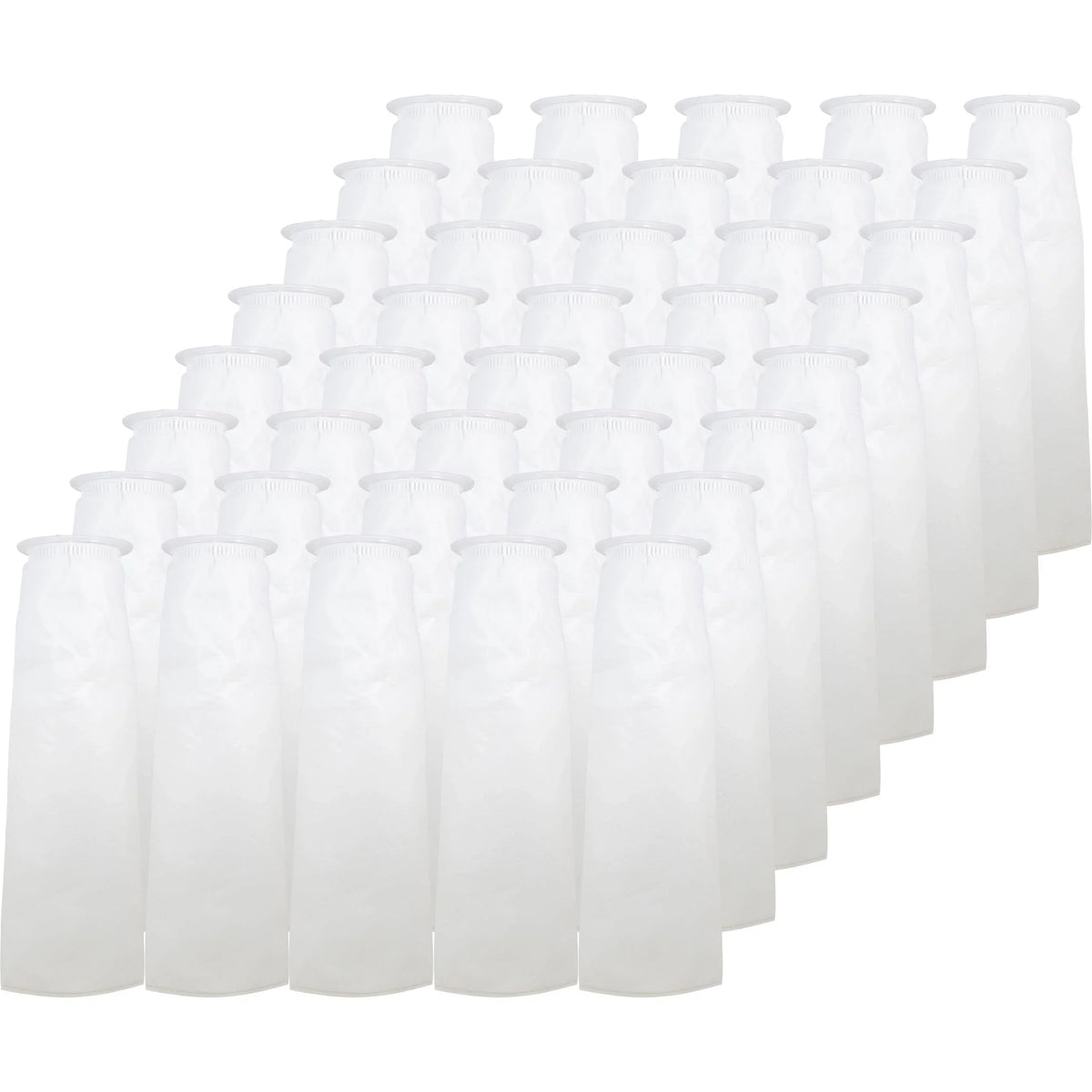 SpiroPure SP-BE-4-200 200 Micron #4 (20") Polyester Felt Liquid Bag Filter (Case of 40)