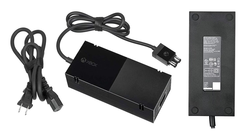 Pre-Owned Microsoft Original Power Supply AC Adapter Replacement Cord Brick for Xbox One (Black) (Good)