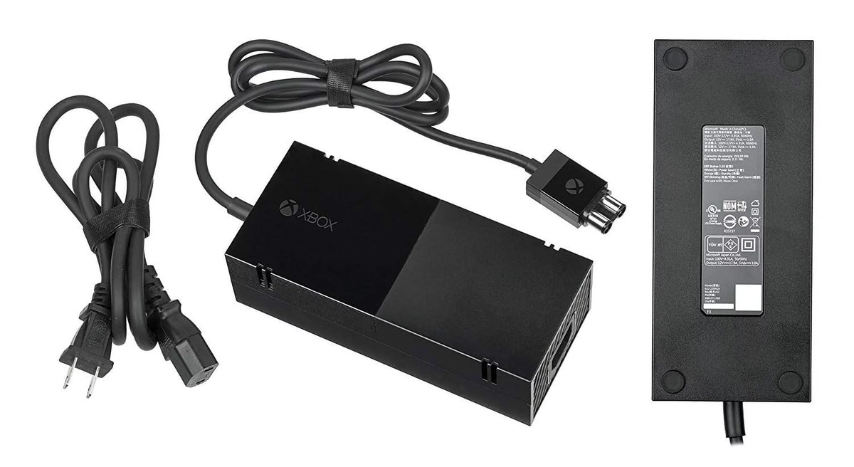 Pre-Owned Microsoft Original Power Supply AC Adapter Replacement Cord Brick for Xbox One (Black) (Good)
