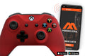 Soft Touch Red Xbox One S SMART Custom Rapid Fire Modded Controller. FPS mods. COD Warzone