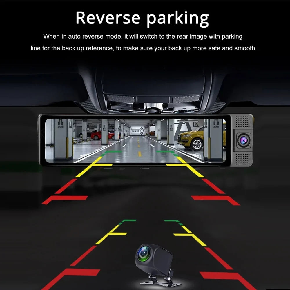 OWSOO Dashcam Car Video Recorder, Wide Angle Camcorder, WiFi Interconnection, Auto Safety Recorder