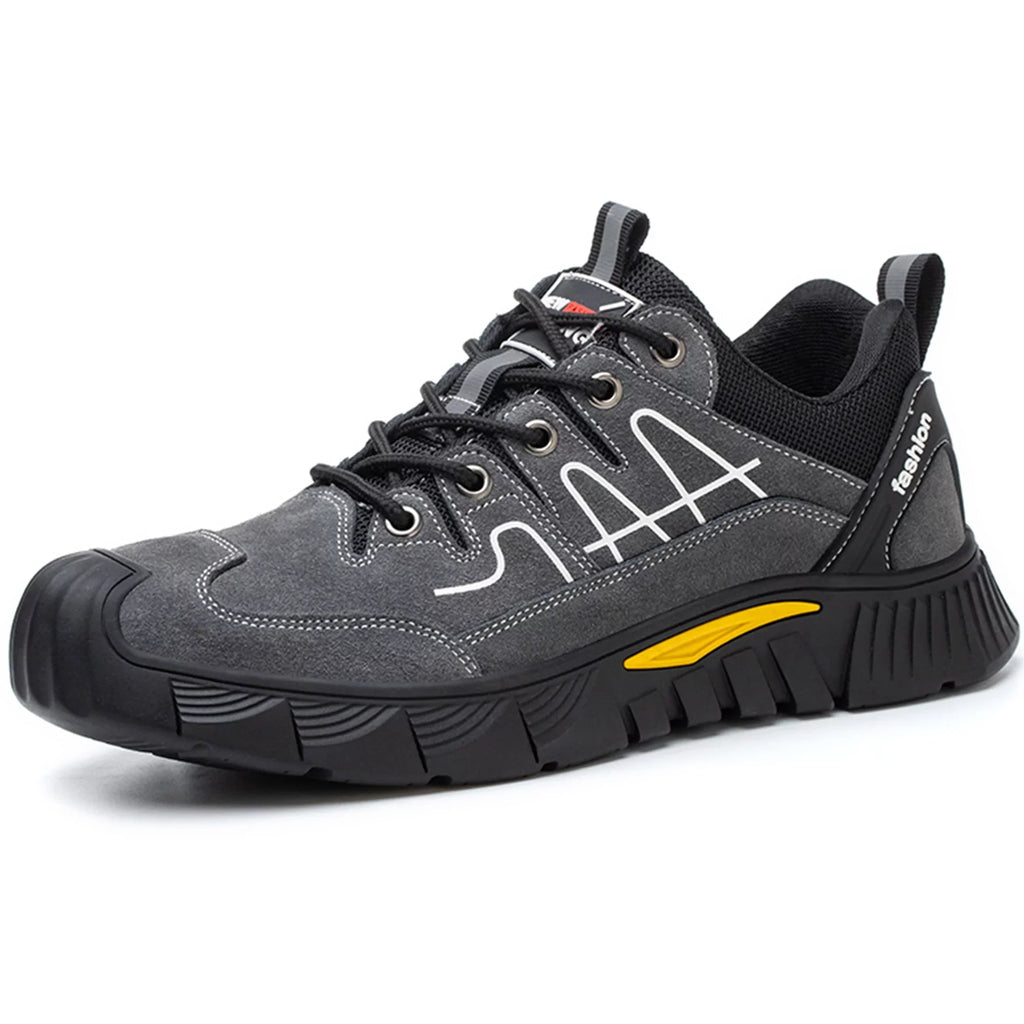 Tanleewa Steel Toe Work Safety Shoes for Men Lightweight Sneakers Shoe Size Men9.5/Women10.5