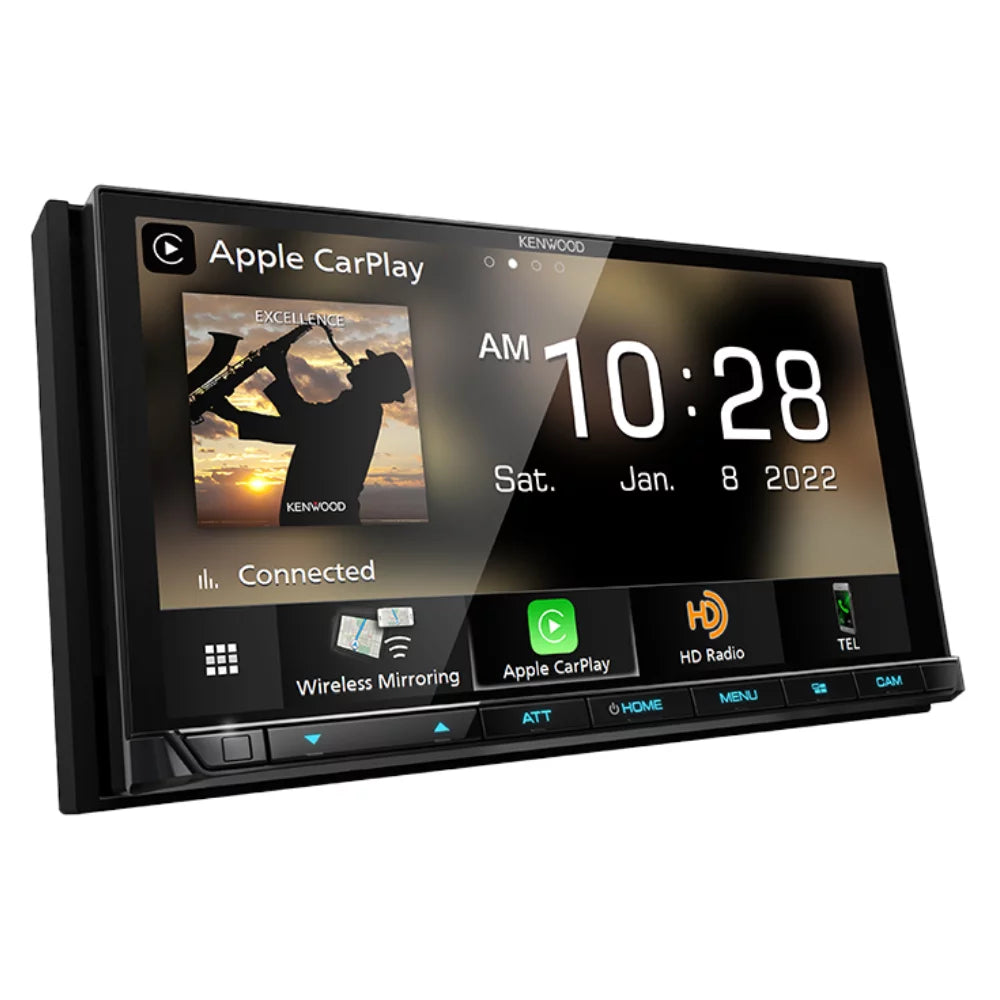 Restored Kenwood DMX958XR 6.8" Multimedia Receiver w/ Android Auto & Android Auto (Refurbished)
