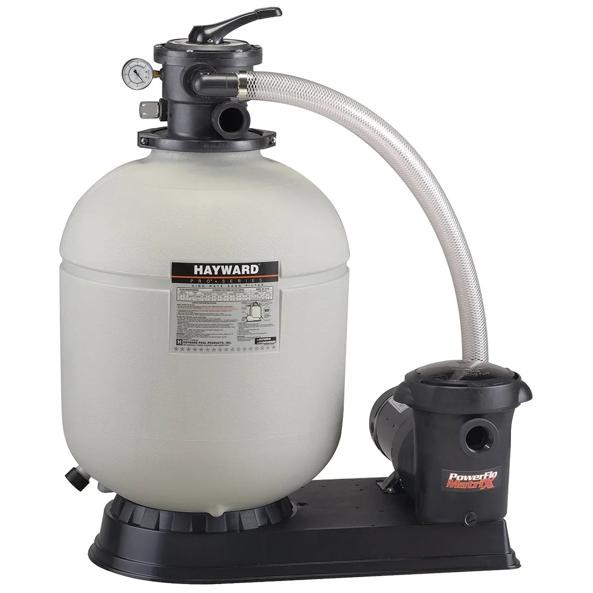 Hayward W3S210T93S 20" Pro Series Sand Filter System with 1.5 hp Matrix Pump