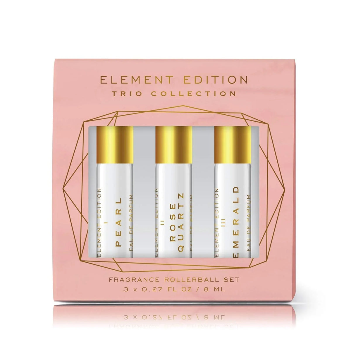 Element Edition Women's Perfume - 3pc Rollerball Gift Set, 3 X 0.27 oz - with our favorite scents. Featuring Pearl, Rose Quartz, and Emerald - Tru Fragrance & Beauty