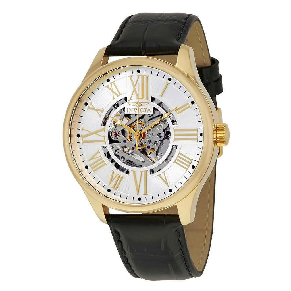 Invicta Vintage Objet D Art Automatic Silver Dial Men's Watch 22568