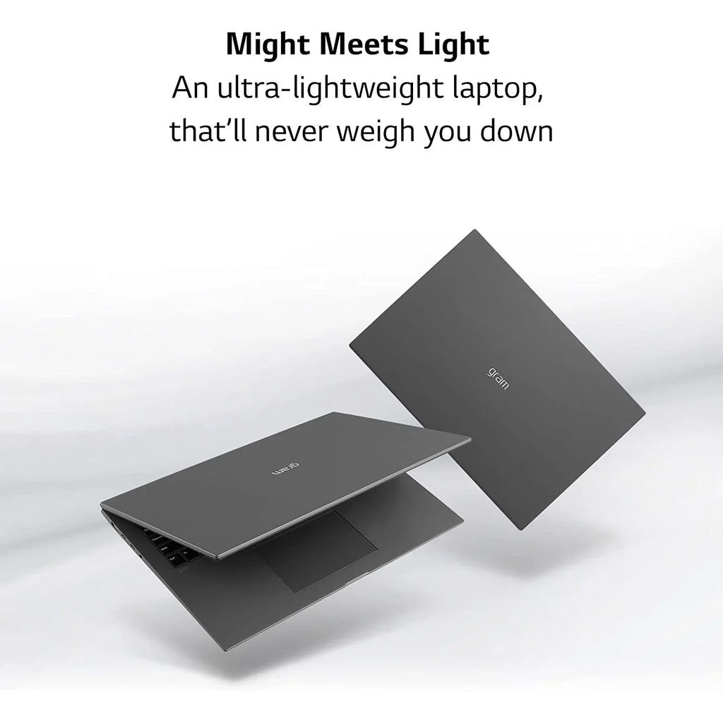 Open Box LG gram (2022) 14Z90Q Ultra Lightweight Laptop, 14" 1920 x 1200 IPS Display, Intel Evo 12th Gen i7-1260P, 16GB LPDDR5 RAM, 512GB SSD, FHD Webcam, Wi-Fi 6E, Thunderbolt 4, Windows11, Black