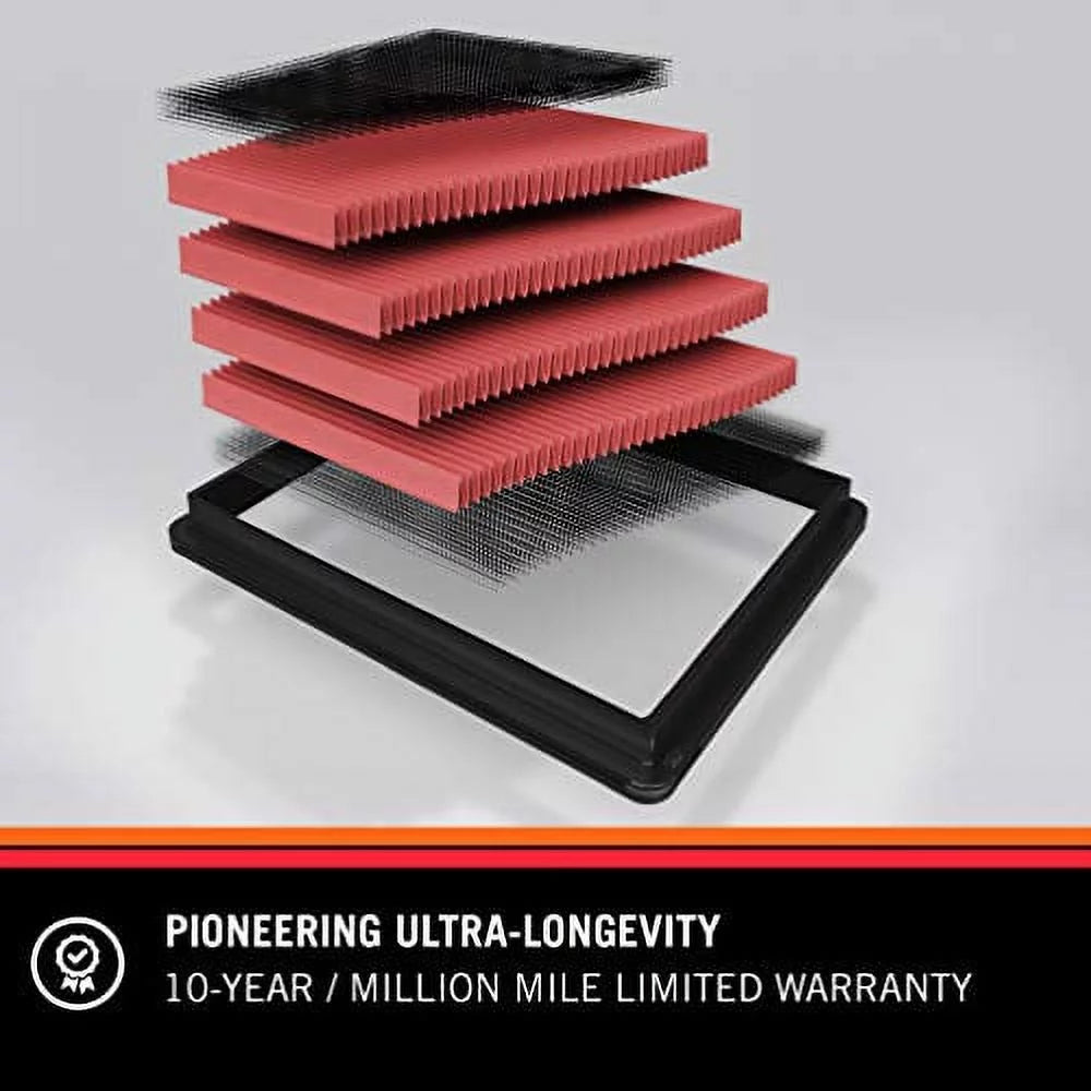 K&N Engine Air Filter: High Performance, Premium, Washable, Replacement Filter: 2015-2019 GENESIS/HYUNDAI (G80, G90, Genesis), 33-5020