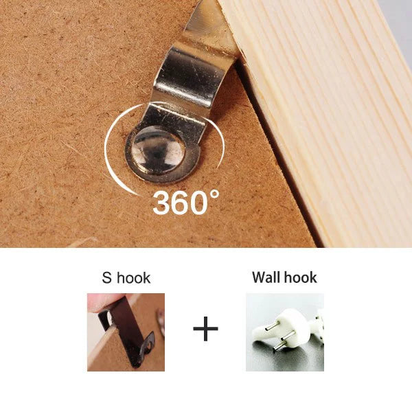 Demark National symbol Landmark Pattern Decorative Wooden Finish Home Decoration Picture Frame A4