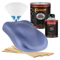 Custom Shop - Astro Blue Metallic - Hot Rod Flatz Flat Matte Satin Urethane Auto Spray - Complete Quart Spray Kit - Professional Low Sheen Automotive, Car Truck Coating, 4:1 Mix Ratio