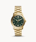 Fossil Heritage Quartz Green Dial Ladies Watch ME3235