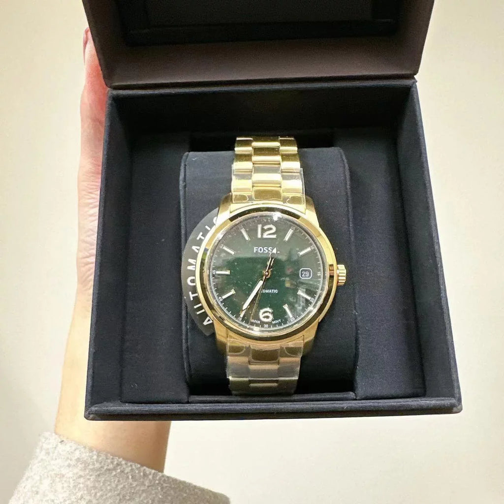Fossil Heritage Quartz Green Dial Ladies Watch ME3235
