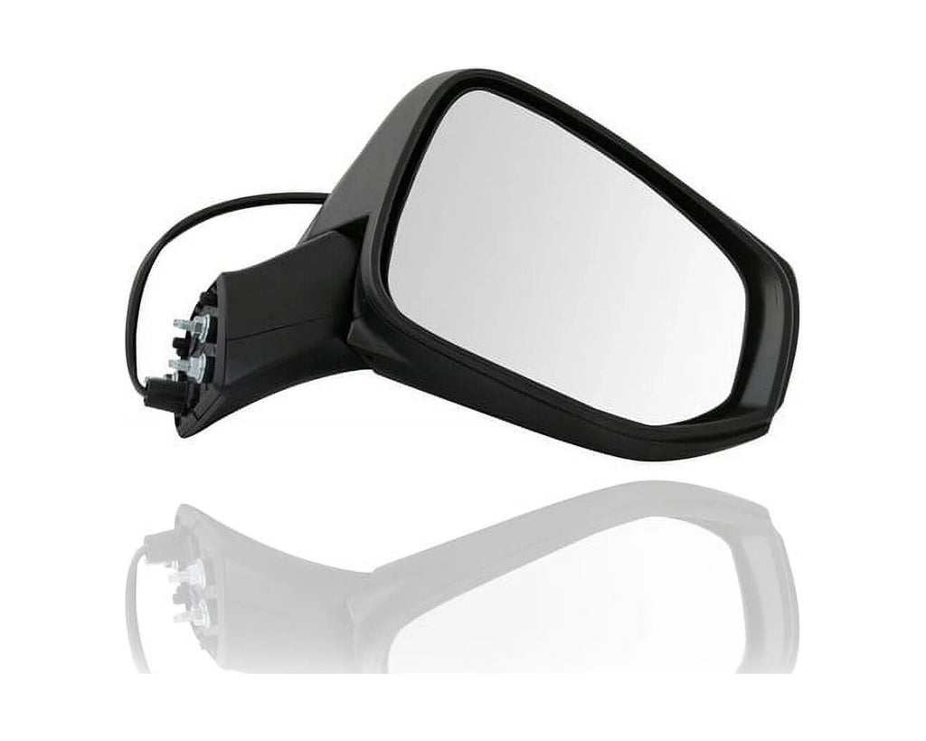 Door Mirror - Compatible/Replacement for '19-21 Toyota RAV4/Hybrid LE/North American Built - Non-Heated, Without Signal & Puddle Lamp & Blind Spot & Camera - Textured - Pair Set 879100R261, 879400R261