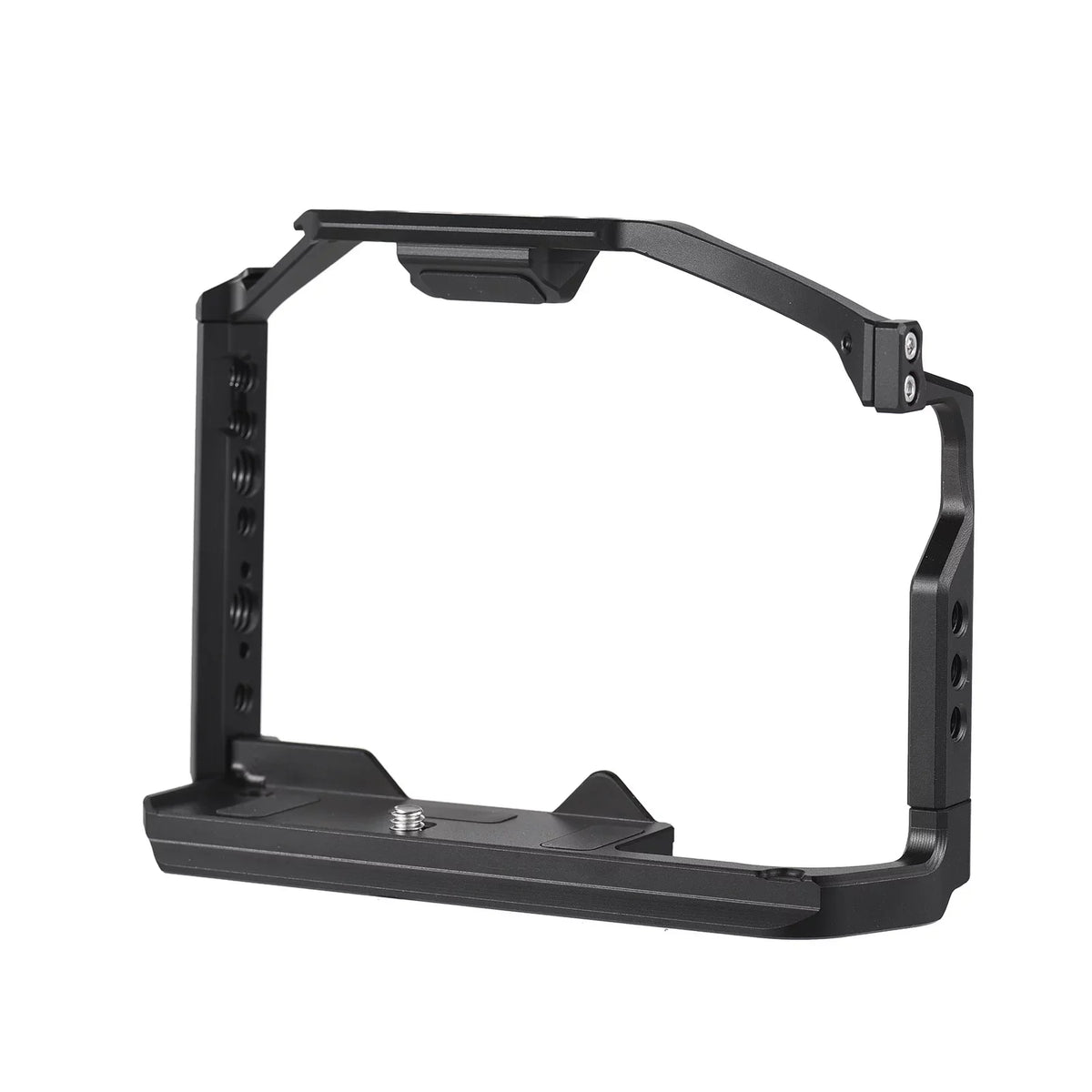 Dcenta Camera Cage Compatible with Panasonic GH6 Aluminum Alloy Construction with Cold Shoe Mount and Extensive Threaded Holes