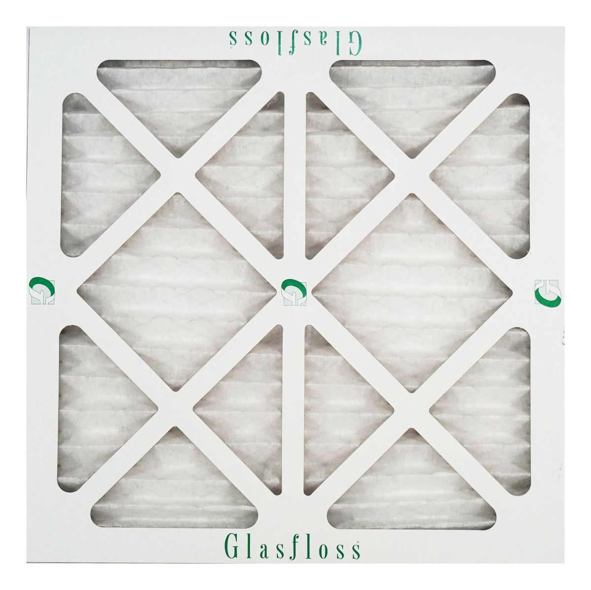 Glasfloss 16x16x1 - MERV 10 -Qty:4 - Furnace Air Filter - Made in USA (Actual Size: 15.5 x 15.5x7/8 inch)