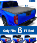 Tyger Auto T3 Soft Tri-fold Truck Bed Tonneau Cover Compatible with 2005-2021 Nissan Frontier; 2009-2012 Suzuki Equator | 6' (73") Bed | TG-BC3N1029