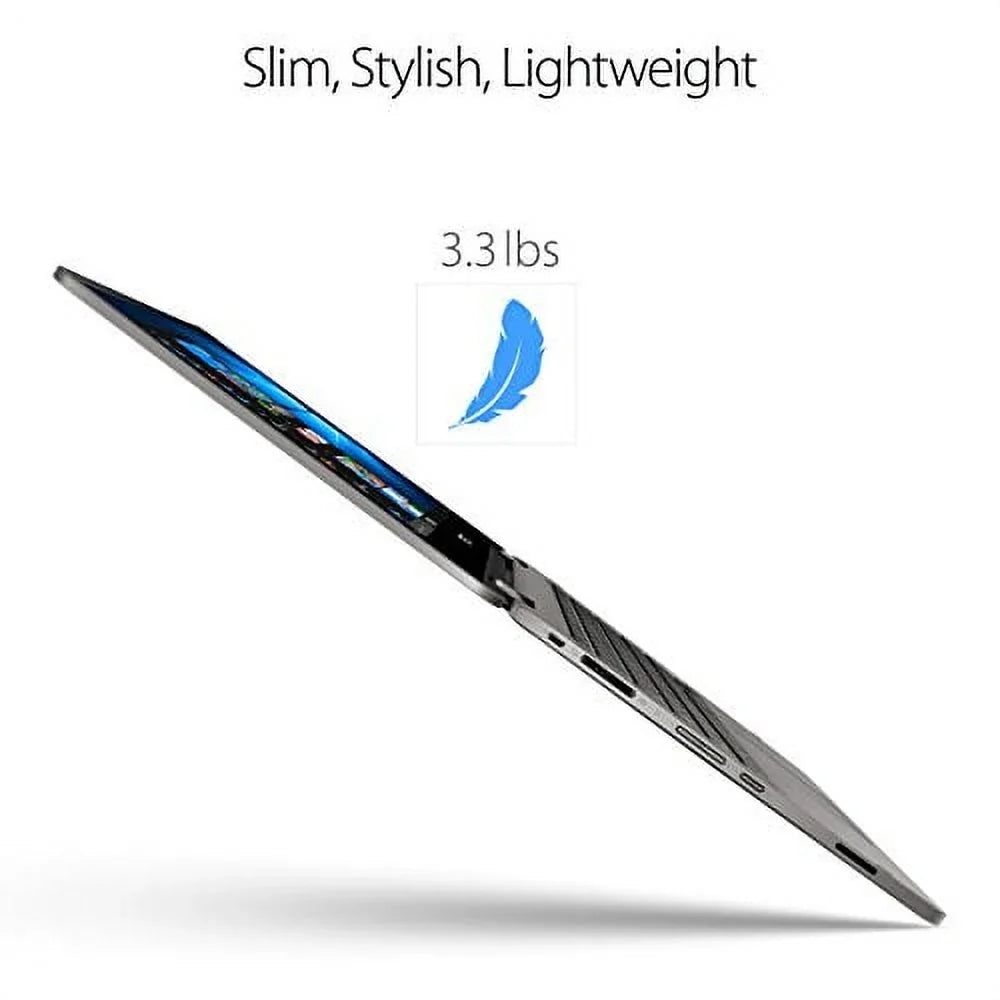 ASUS TP401MA-YS02 Vivobook Flip Thin 2-in-1 HD Touchscreen Laptop, Intel Celeron 2.6GHz Processor, 4GB RAM, 64GB eMMC, Windows 10 S, 14"