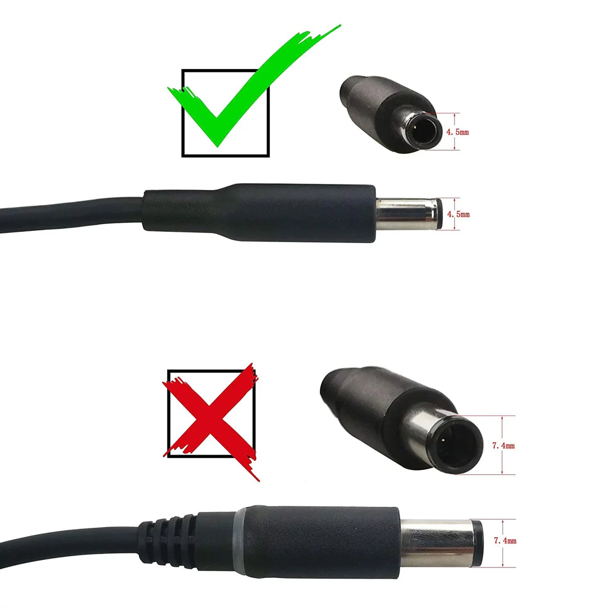 New Dell Original Inspiron Laptop Charger 65W watt 4.5mm tip AC Power Adapter(Power Supply) with Power Cord for Inspiron 13 14 15,3000 5000 7000 Series,5558 5755 3147 7348-2in1 5555 5559,0G6j41 0MGJN