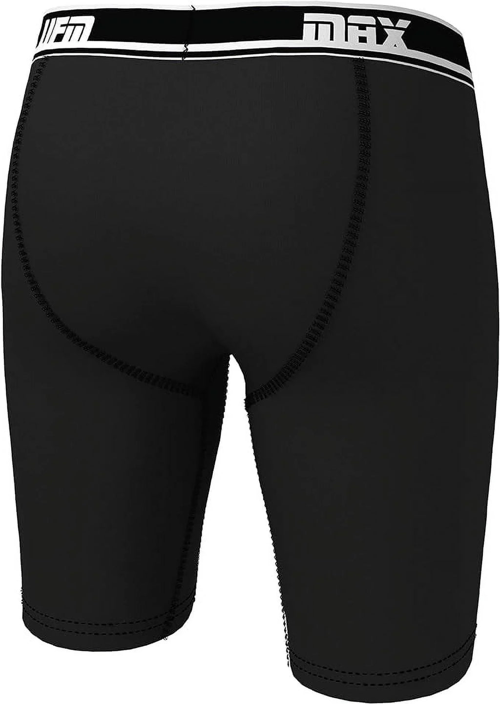 UFM 9” Polyester Boxer Briefs Adj Support Pouch Underwear MAX Support Gen 3.1 Black