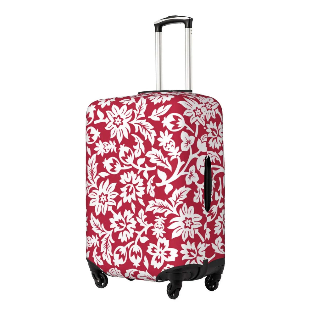 Bingfone Red Flowers Luggage Cover Washable Suitcase Cover Protector Anti-Scratch Suitcase Cover Fits 18-32 Inch Luggage