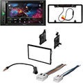 KIT4898 Bundle for 2005-2007 Nissan Frontier W/ Pioneer Double DIN Car Stereo with Bluetooth/Backup Camera/Installation Kit/in-Dash DVD/CD AM/FM 6.2" WVGA Touchscreen Digital Media Receiver