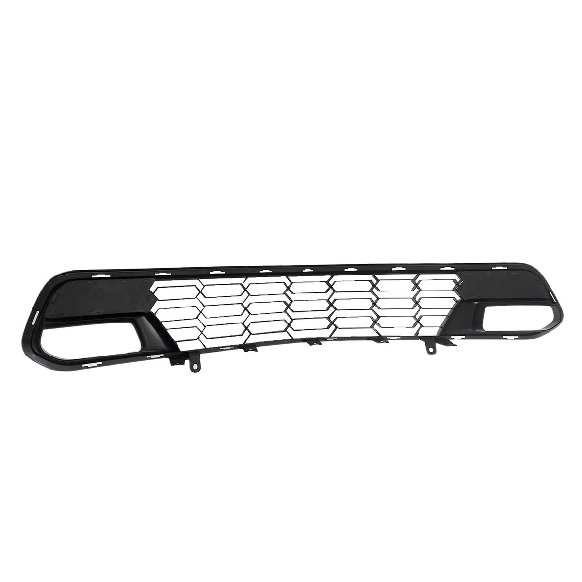 Front Bumper Lower Grille W/O Camera Gloss Black For 14-19 Chevrolet Corvette C7