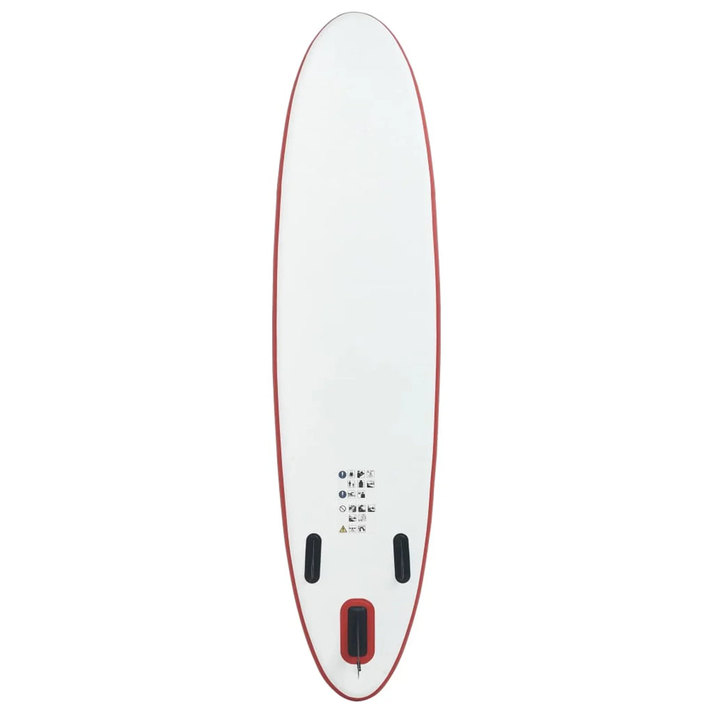Walmeck Blow-up Paddleboard Set Red and White