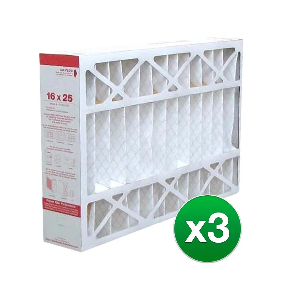 REP Pleated Air Filter For Honeywell FC100A1029 AC 16x25x4 MERV 11 (3 Pack)