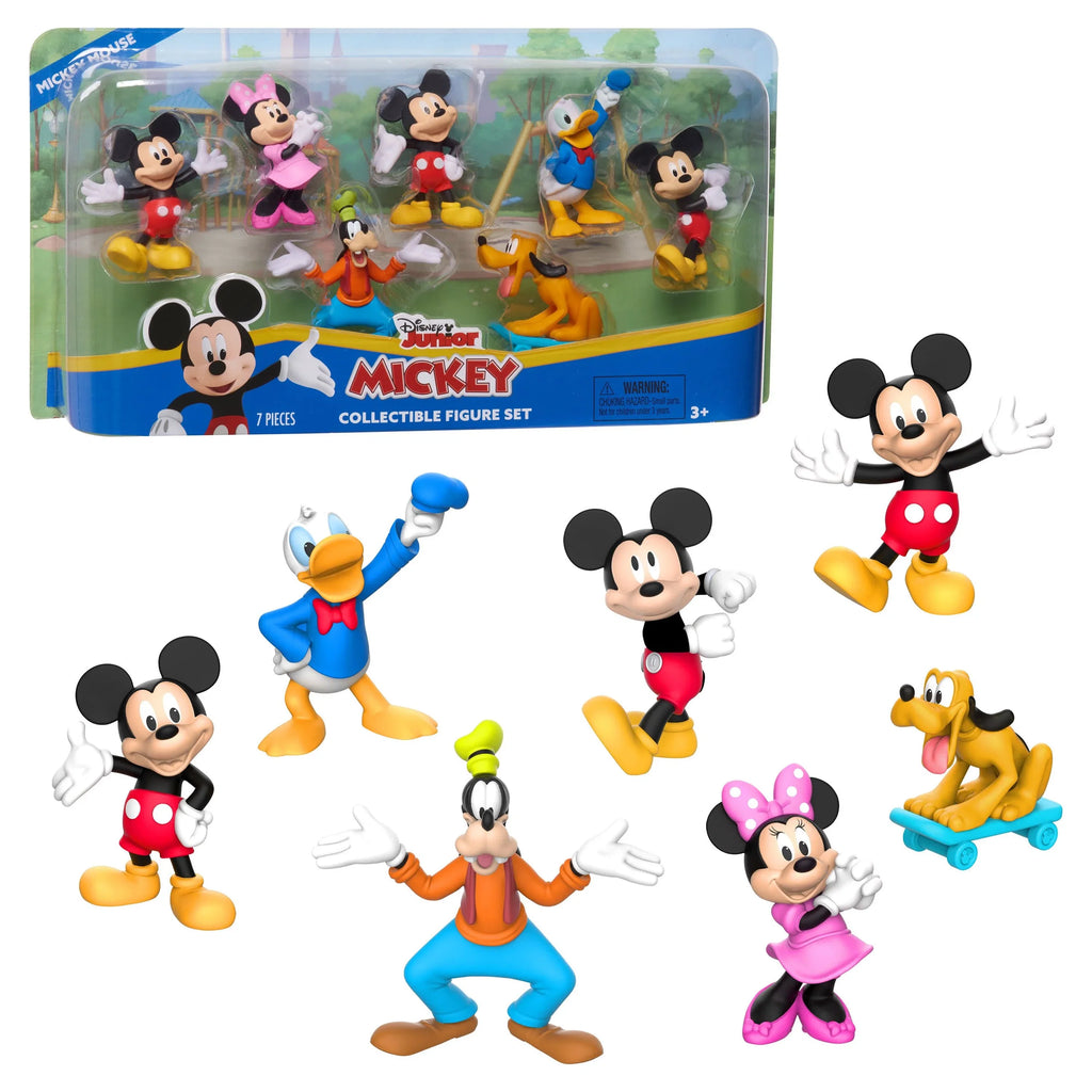 Disney Junior Mickey Mouse Collectible Figure Set, Officially Licensed Kids Toys for Ages 3 Up, Gifts and Presents