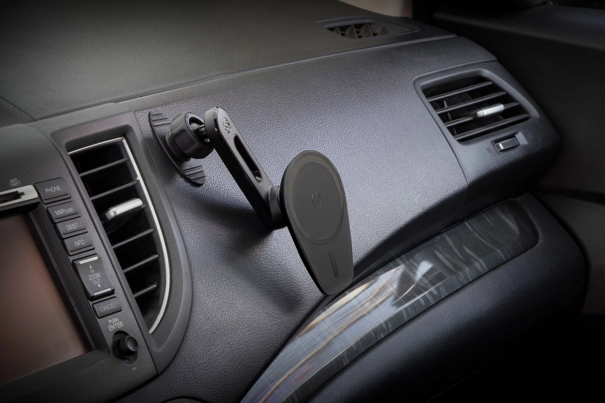 Scosche MPMSODVM MagicMount Pro MS 4in1 Magnetic Dash/Windshield/Vent Mount Comp w/ iPhone 15/14/13