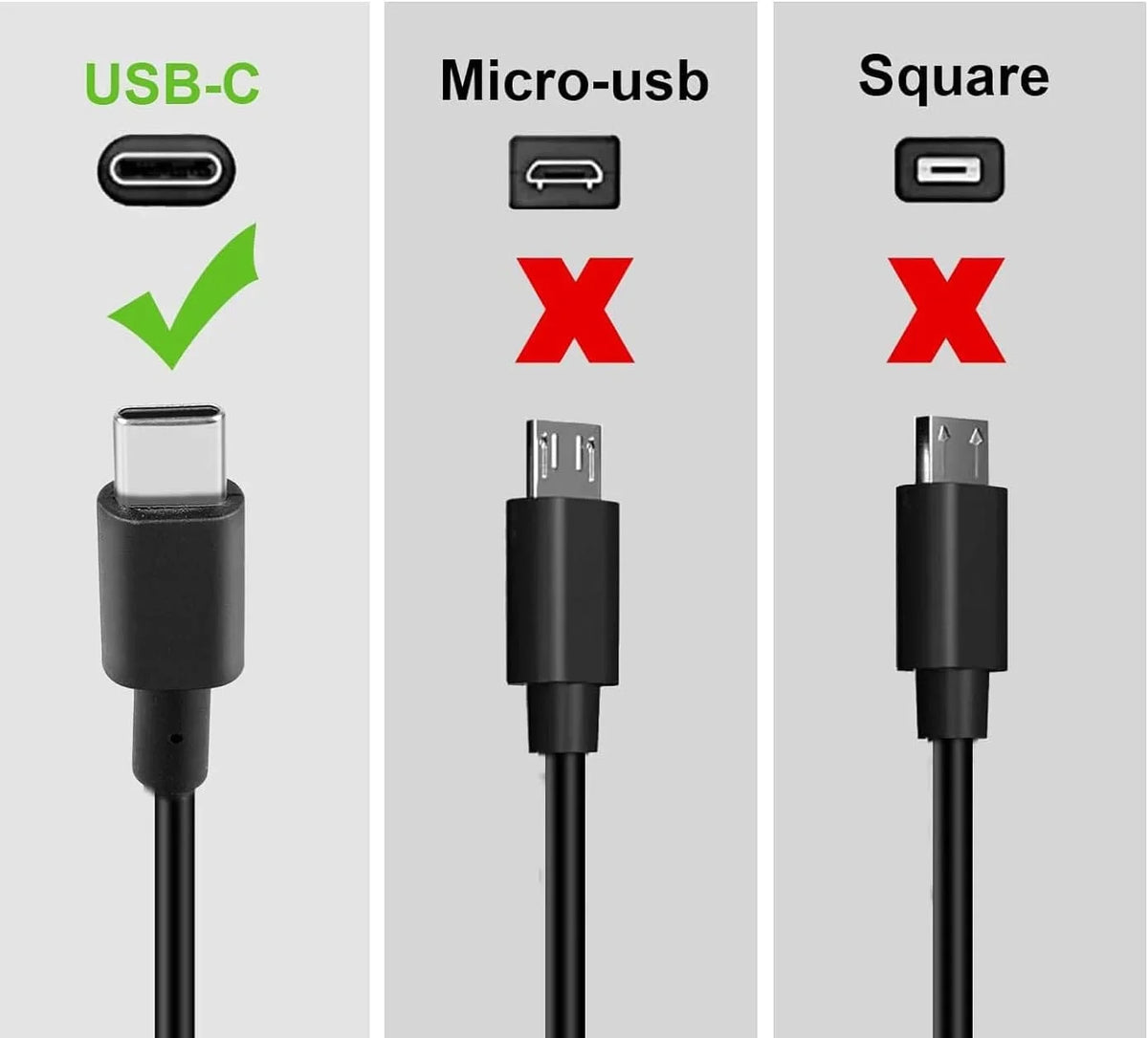 Guy-Tech 65W Max Type-C Adapter Compatible for Dell Inspiron 13 5310 Power Supply