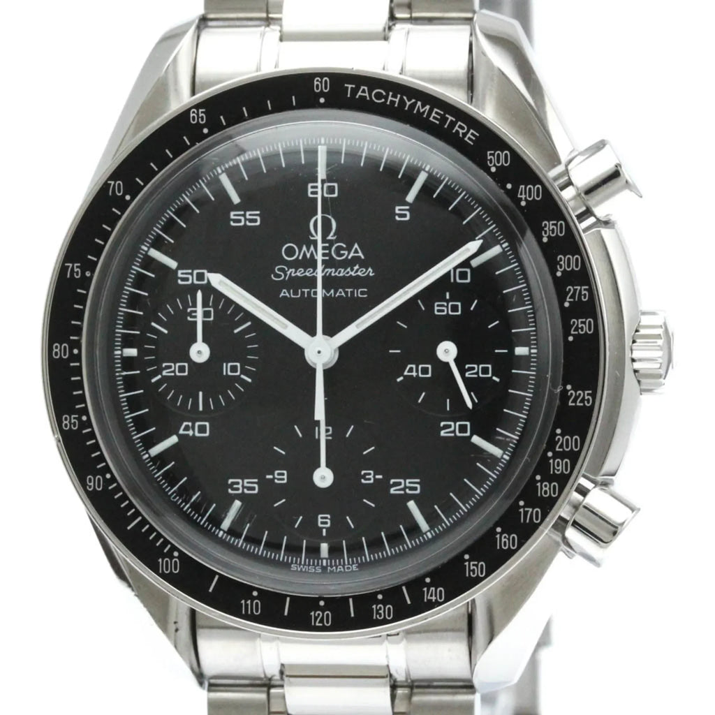 Pre-Owned Polished OMEGA Speedmaster Automatic Steel Mens Watch 3510.50 BF567328 (Good)
