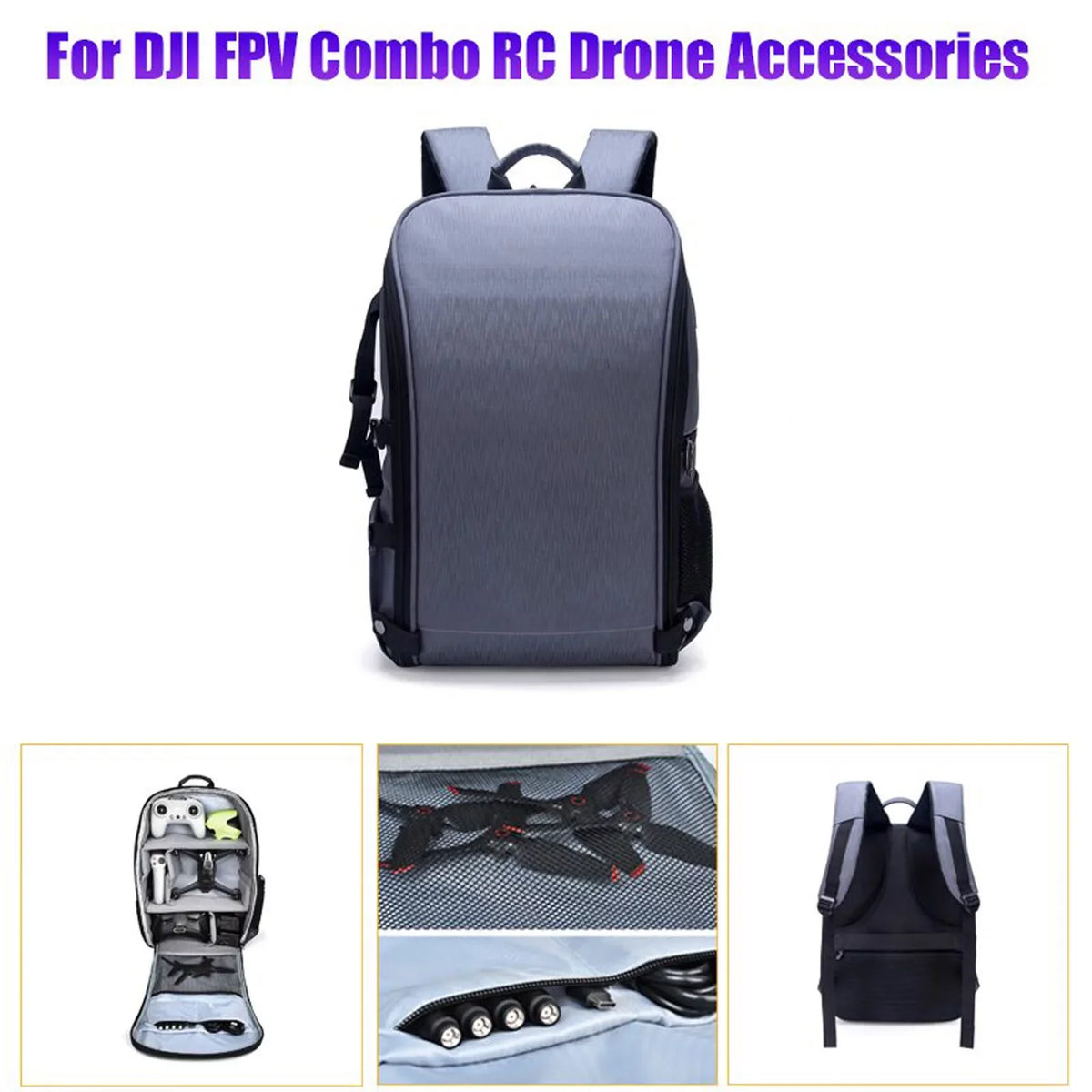 Sehao Nylon Storage Bag Carrying Case Backpack For DJI FPV Combo Accessories Abs Camera Drone Accessories