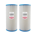 Clear Choice Sediment Water Filter 50 Micron 10 x 4.50" Water Filter Cartridge Replacement 10 inch RO System 150238, WHCF-WHPLBB, 2-Pk