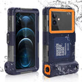 UrbanX Professional [15m/50ft] Swimming Diving Surfing Snorkeling Photo Video Waterproof Protective Case Underwater Housing for Tecno Camon iACE2X And all Phones Up to 6.9 Inch LCD with Lanyard