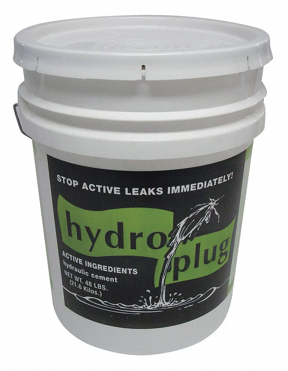 Je Tomes Hydraulic Cement,Hydroplug,48 lb C121