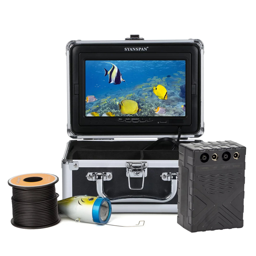 Carevas Underwater camera,Sea Lake Boat 7Inch/9Inch LCD Display LCD Display 15M/30M/50M Lake Boat Ice 15M/30M/50M Cable IP68 Camera Fish Display 15M/30M/50M Cable QAHM BUZHI Fish 12L-EDS 7Inch/9Inch