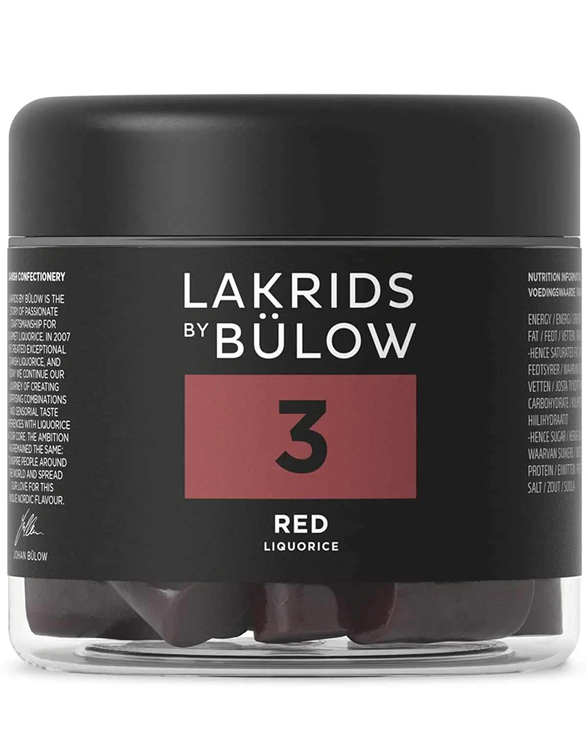 3 Red Licorice 5.29 OZ Vegan Gourmet Licorice From Scandinavia Gluten & Gelatine Authentic Danish Candy