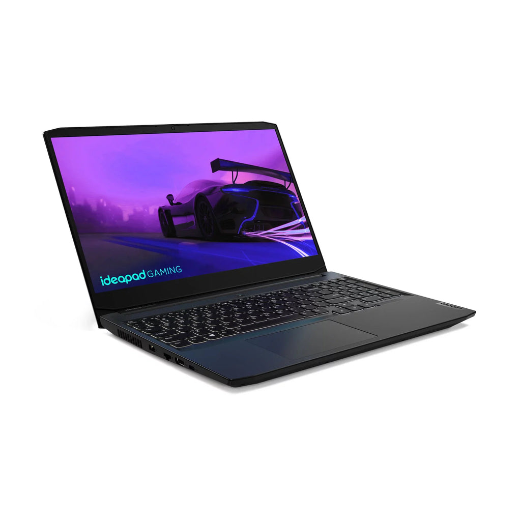 Lenovo IdeaPad Gaming 3 15IHU6 82K1 - 180-degree hinge design - Intel Core i7 11370H / 3.3 GHz - Win 11 Home - GF RTX 3050 - 8 GB RAM - 256 GB SSD + 1 TB HDD shingled magnetic recording (SMR) - 15.6" IPS 1920 x 1080 (Full HD) @ 120 Hz - Wi-Fi 6 - sh
